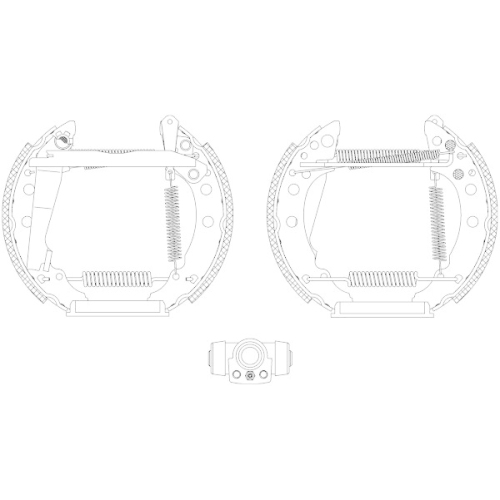 TEXTAR Bremsbackensatz Shoe Kit Pro 84018202