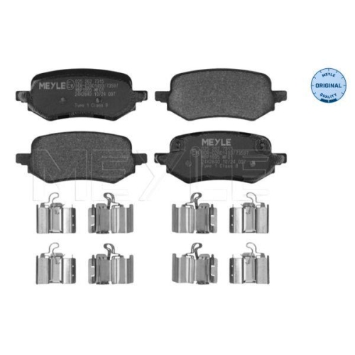 MEYLE Bremsbelagsatz, Scheibenbremse MEYLE-ORIGINAL: True to OE. 025 262 7315