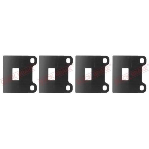 QUICK BRAKE Anti-Quietsch-Folie, Bremsbelag (Rückenplatte) W1214