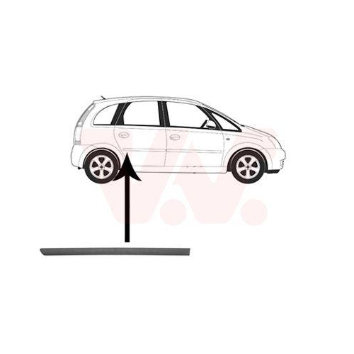 VAN WEZEL Zier-/Schutzleiste, T&uuml;r 3781406