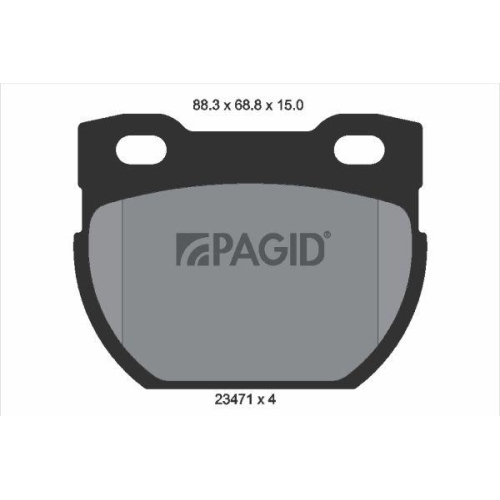 PAGID Bremsbelagsatz, Scheibenbremse T9051N