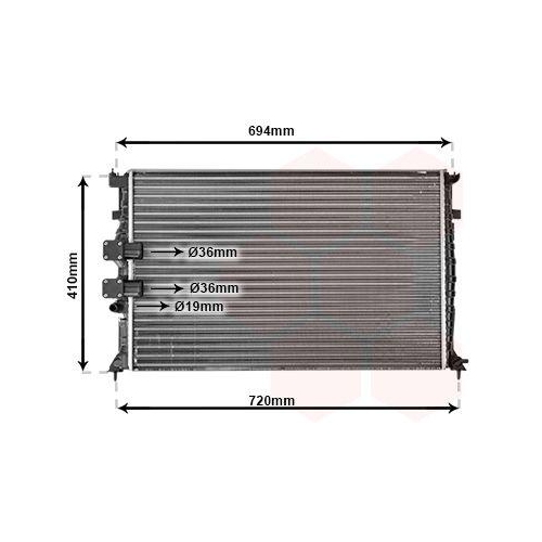 VAN WEZEL K&uuml;hler, Motork&uuml;hlung 40002231