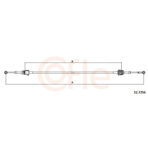 COFLE Seilzug, Schaltgetriebe 12.7256