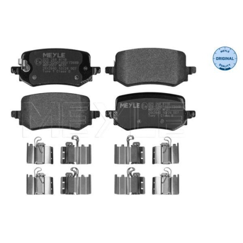 MEYLE Bremsbelagsatz, Scheibenbremse MEYLE-ORIGINAL: True to OE. 025 264 8718