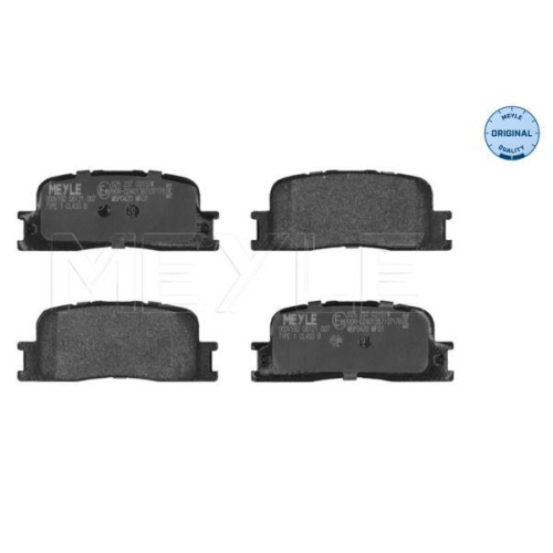 MEYLE Bremsbelagsatz, Scheibenbremse MEYLE-ORIGINAL: True to OE. 025 237 0215/W