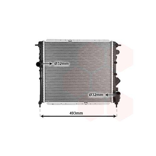 VAN WEZEL K&uuml;hler, Motork&uuml;hlung 43002119