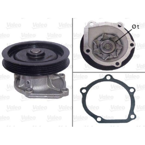 VALEO Wasserpumpe, Motork&uuml;hlung 506610