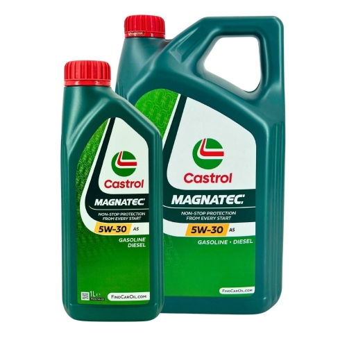 Motor&ouml;l Castrol Magnatec 5W-30 A5 Ford ACEA A5/B5 A1/B1 API SN 6 Liter 15F909