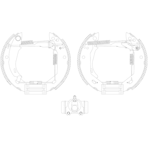 TEXTAR Bremsbackensatz Shoe Kit Pro 84031203