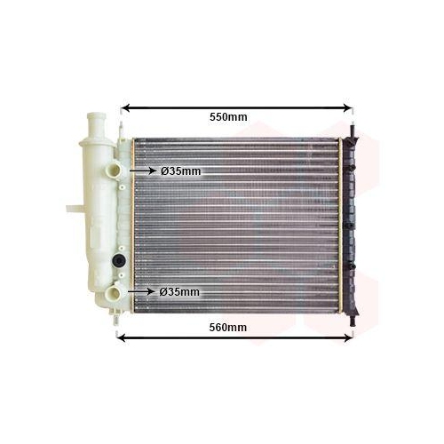 VAN WEZEL K&uuml;hler, Motork&uuml;hlung 17002233