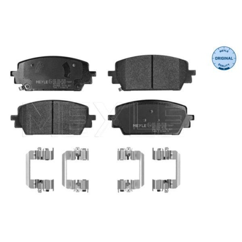 MEYLE Bremsbelagsatz, Scheibenbremse MEYLE-ORIGINAL: True to OE. 025 264 6518