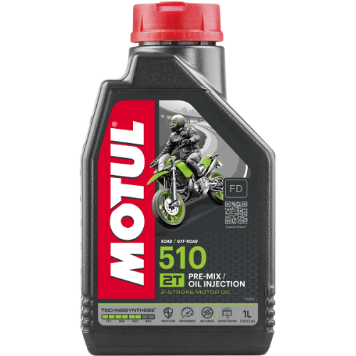 MOTOR&Ouml;L 510 2 TAKT MOTORRAD MOPED MOTOR OIL 104028 1 Liter MOTUL