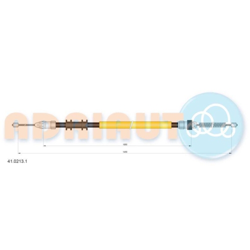 ADRIAUTO Seilzug, Feststellbremse 41.0213.1