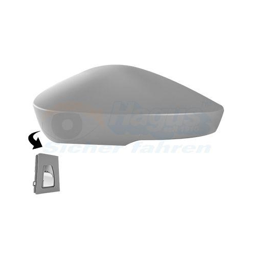 VAN WEZEL Abdeckung, Au&szlig;enspiegel * HAGUS * 7647845