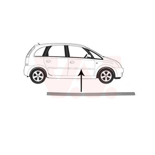 VAN WEZEL Zier-/Schutzleiste, T&uuml;r 3781424