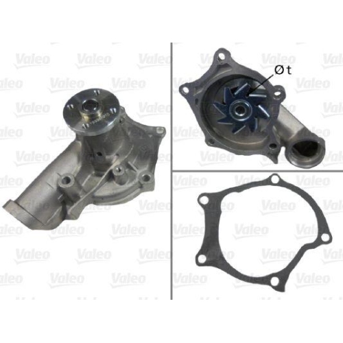 VALEO Wasserpumpe, Motork&uuml;hlung 506617