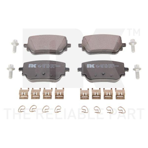 NK Bremsbelagsatz, Scheibenbremse 2233108