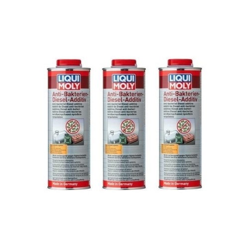 3x Liqui Moly Anti-Bakterien Diesel Additiv 1 Liter Dose - 21317 - 3 Liter