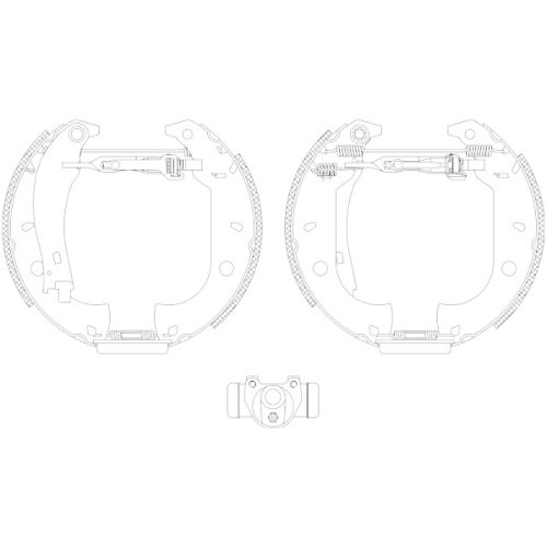 TEXTAR Bremsbackensatz Shoe Kit Pro 84037000