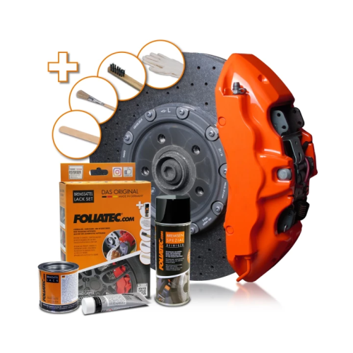 Foliatec Bremssattellack orange flame orange 2167 7-teilig hitzebest&auml;ndig