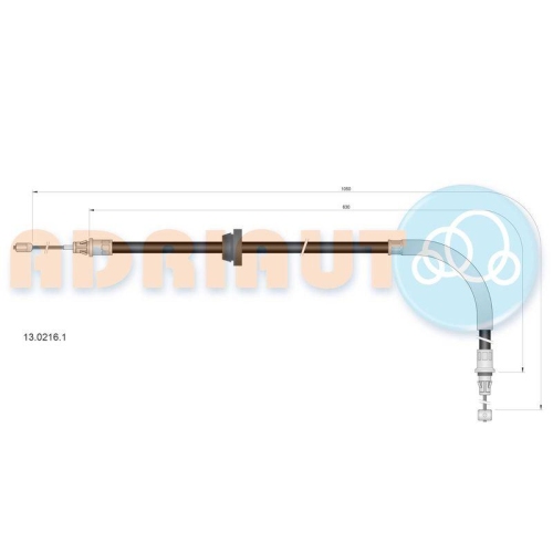 ADRIAUTO Seilzug, Feststellbremse 13.0216.1