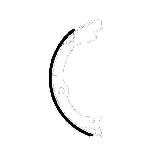 HELLA Bremsbackensatz, Feststellbremse 8DA 355 051-301