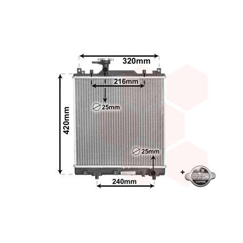 VAN WEZEL K&uuml;hler, Motork&uuml;hlung *** IR PLUS *** 52002082