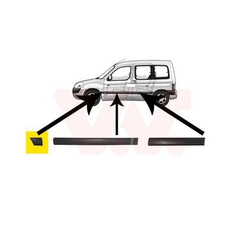 VAN WEZEL Zier-/Schutzleiste, Kotfl&uuml;gel 4051421