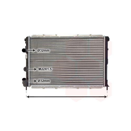 VAN WEZEL K&uuml;hler, Motork&uuml;hlung 43002199