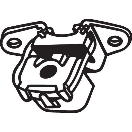 BOSAL Halter, Abgasanlage 255-548