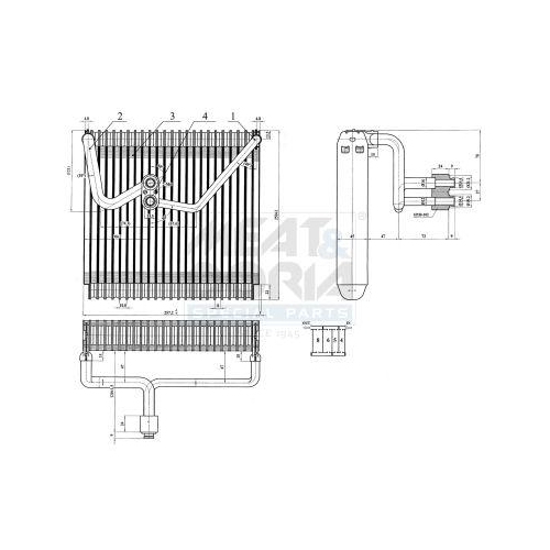 MEAT & DORIA Verdampfer, Klimaanlage 997087