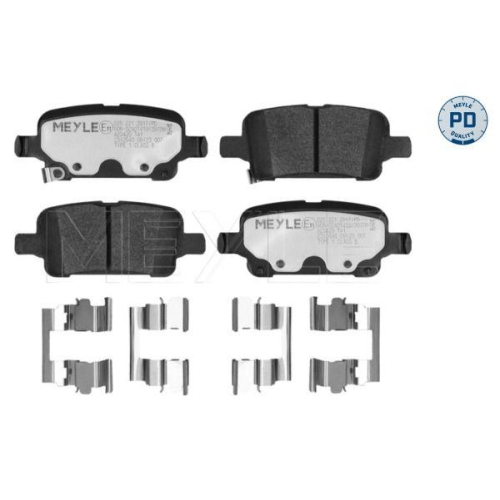 MEYLE Bremsbelagsatz, Scheibenbremse MEYLE-PD: Advanced performance and design. 025 221 2917/PD
