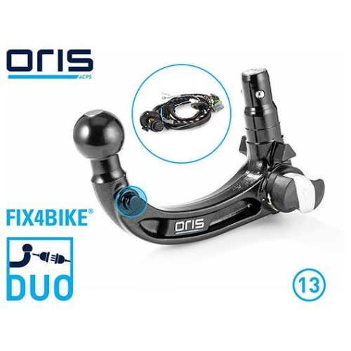 ACPS-ORIS Nachrüstsatz, Anhängevorrichtung ORIS DUO AK41 FIX4BIKE®