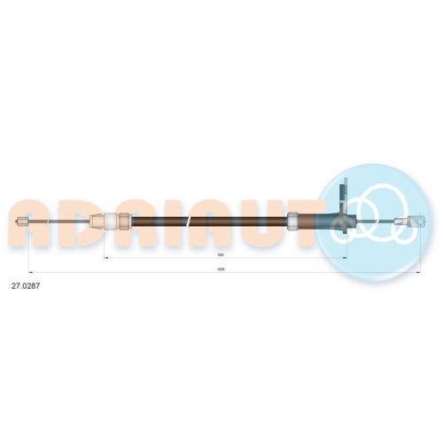 ADRIAUTO Seilzug, Feststellbremse 27.0287