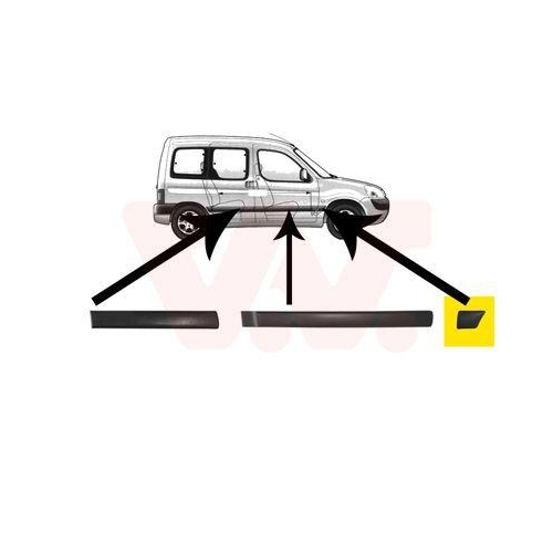 VAN WEZEL Zier-/Schutzleiste, Kotfl&uuml;gel 4051422