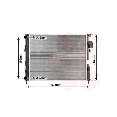 VAN WEZEL K&uuml;hler, Motork&uuml;hlung 43002303