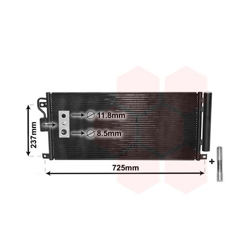 VAN WEZEL Kondensator, Klimaanlage *** IR PLUS *** 37005638