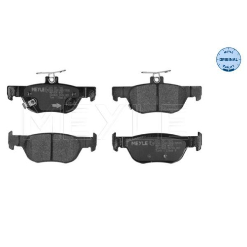 MEYLE Bremsbelagsatz, Scheibenbremse MEYLE-ORIGINAL: True to OE. 025 261 7415