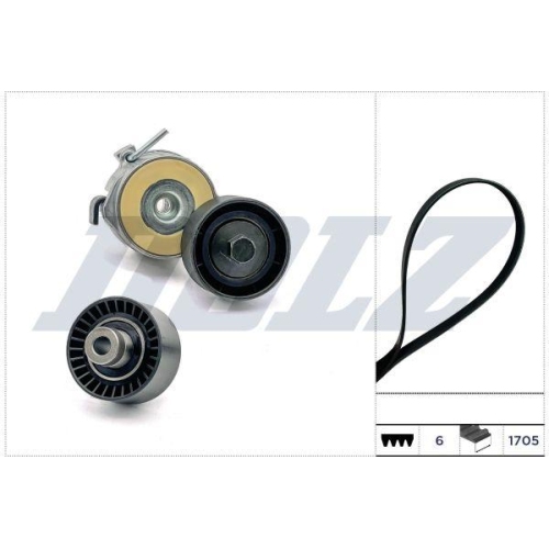 DOLZ Keilrippenriemensatz