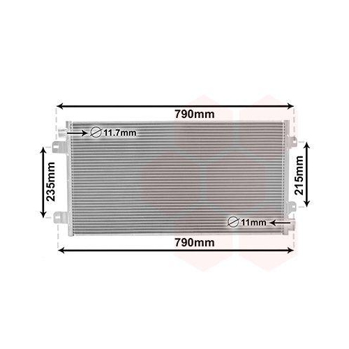 VAN WEZEL Kondensator, Klimaanlage 43005342