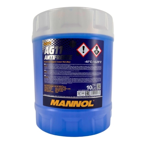 Mannol Antifreeze K&uuml;hlerfrostschutz AG11 (-40 &deg;C) Longterm 10 Liter MN4011-10