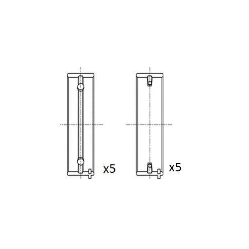 FAI AutoParts Kurbelwellenlager BM1003-STD