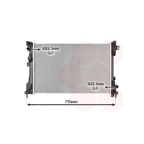 VAN WEZEL K&uuml;hler, Motork&uuml;hlung 17012722