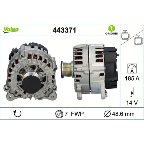 VALEO Generator VALEO ORIGINS 443371