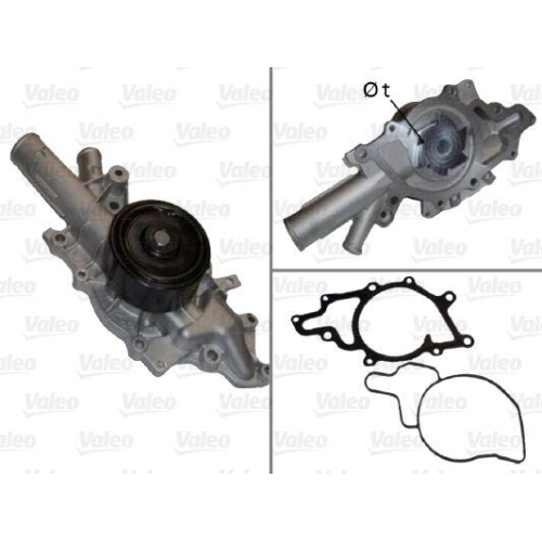 VALEO Wasserpumpe, Motork&uuml;hlung 506676