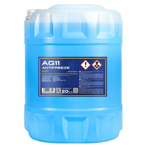 Mannol Antifreeze K&uuml;hlerfrostschutz AG11 (-40 &deg;C) Longterm 20 Liter MN4011-20