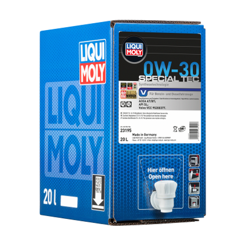 Motor&ouml;l Motoren&ouml;l LIQUI MOLY Special Tec V 0W-30 Bag in Box 20 Liter 23195