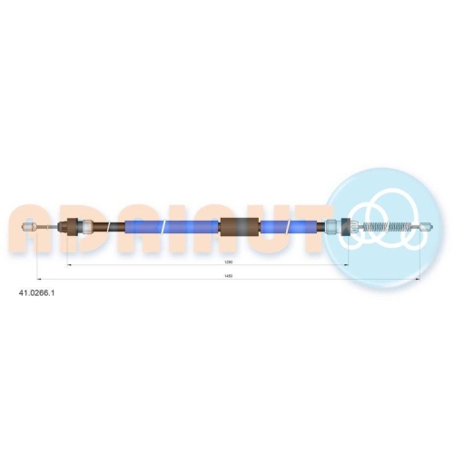 ADRIAUTO Seilzug, Feststellbremse 41.0266.1