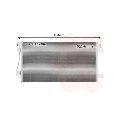 VAN WEZEL Kondensator, Klimaanlage 43005348