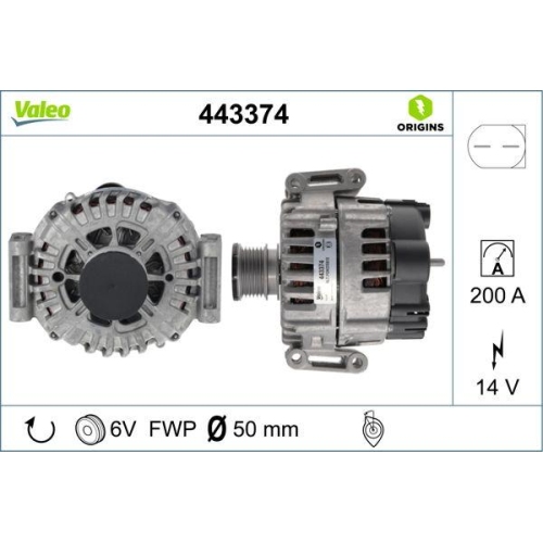 VALEO Generator VALEO ORIGINS 443374